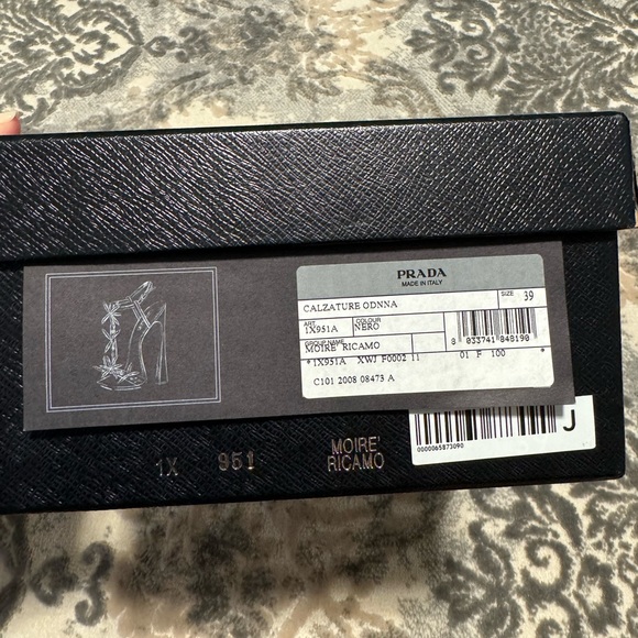 Prada Satin Beaded Stiletto - Picture 9 of 9